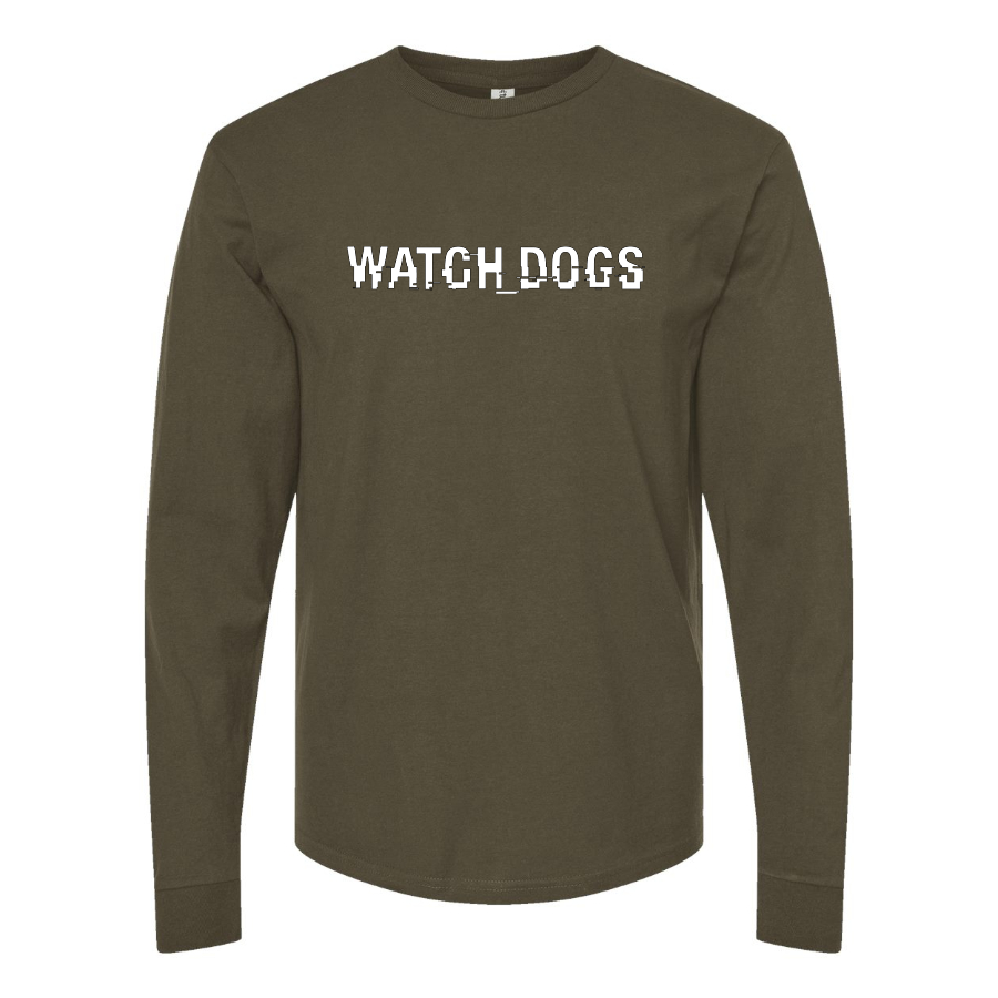 Men's Watch Dogs Video Game Long Sleeve T-Shirt