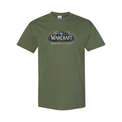 Men's World of Warcraft Dragon Flight Game Cotton T-Shirt