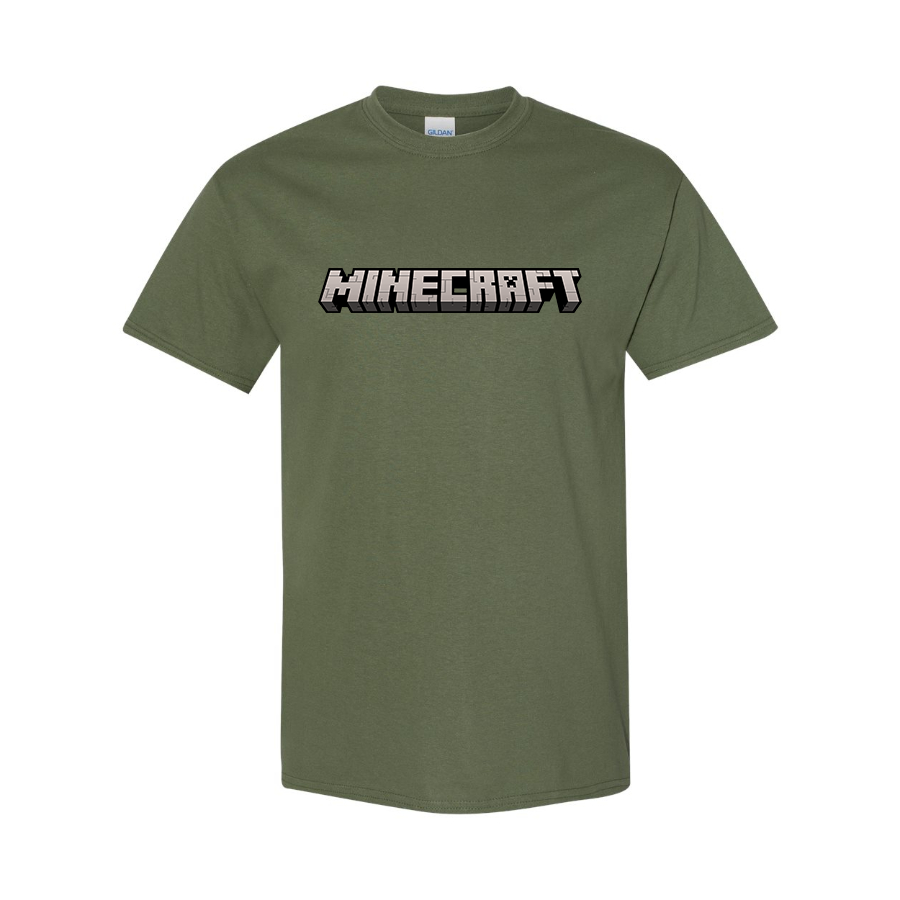 Men's Minecraft Game Cotton T-Shirt