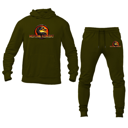 Men's Mortal Kombat Game Hoodie Joggers Set