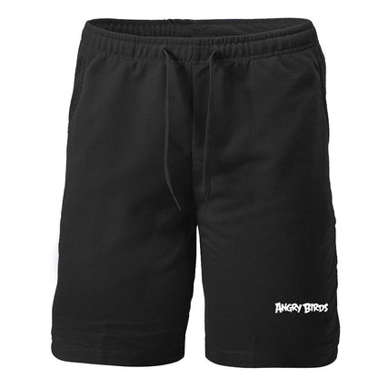 Men's Angry Birds Game Athletic Fleece Shorts