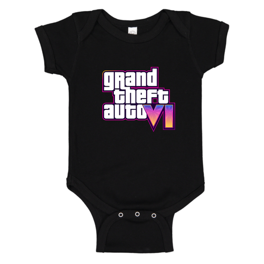 GTA 6 Grand Theft Auto VI Baby Romper Onesie Game