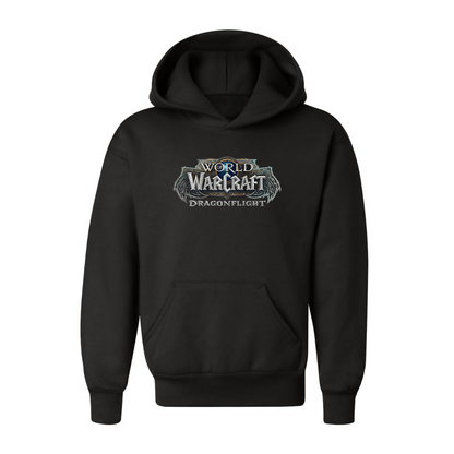 Youth Kids World of Warcraft Dragon Flight Game  Pullover Hoodie