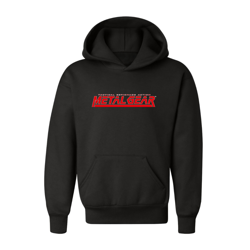 Youth Kids Metal Gear Game Pullover Hoodie