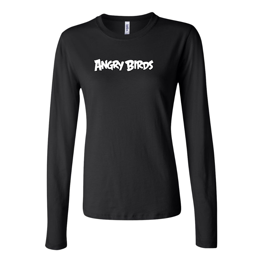 Women's Angry Birds Game Long Sleeve T-Shirt