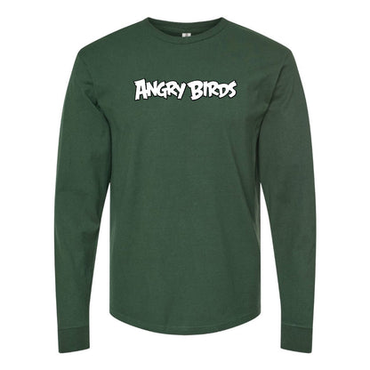 Men's Angry Birds Game Long Sleeve T-Shirt