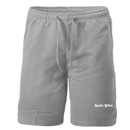 Men's Angry Birds Game Athletic Fleece Shorts