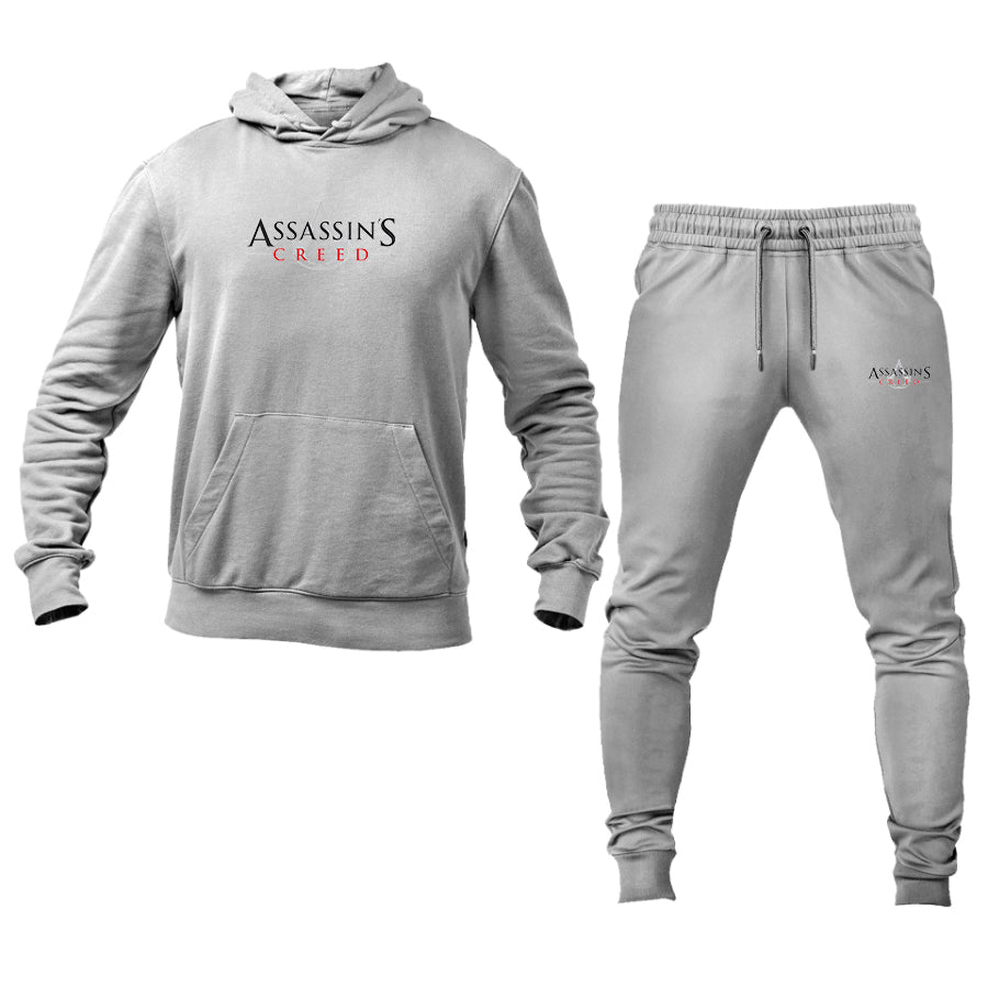 Men's Assassins Creed Game Logo Hoodie Joggers Set