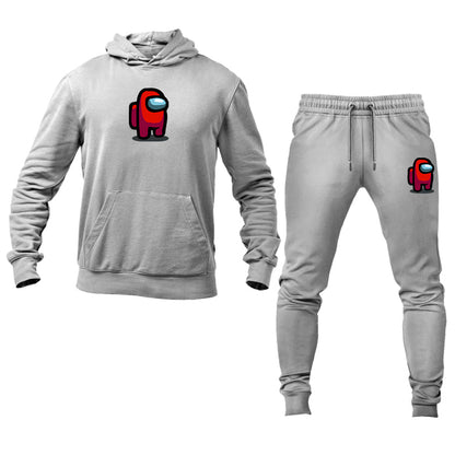 Men's Among US Game Logo Hoodie Joggers Set