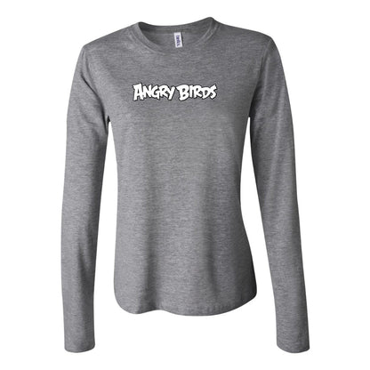 Women's Angry Birds Game Long Sleeve T-Shirt