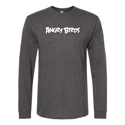 Men's Angry Birds Game Long Sleeve T-Shirt