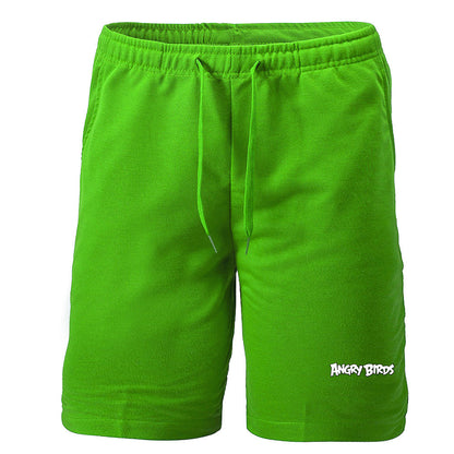 Men's Angry Birds Game Athletic Fleece Shorts