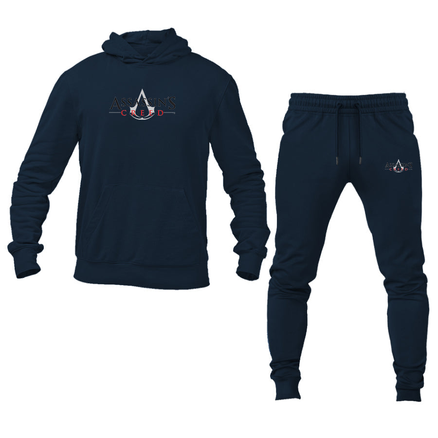 Men's Assassins Creed Game Logo Hoodie Joggers Set