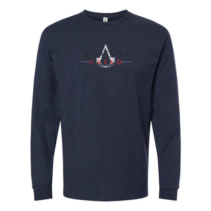 Youth Kids Assassins Creed Game Long Sleeve T-Shirt