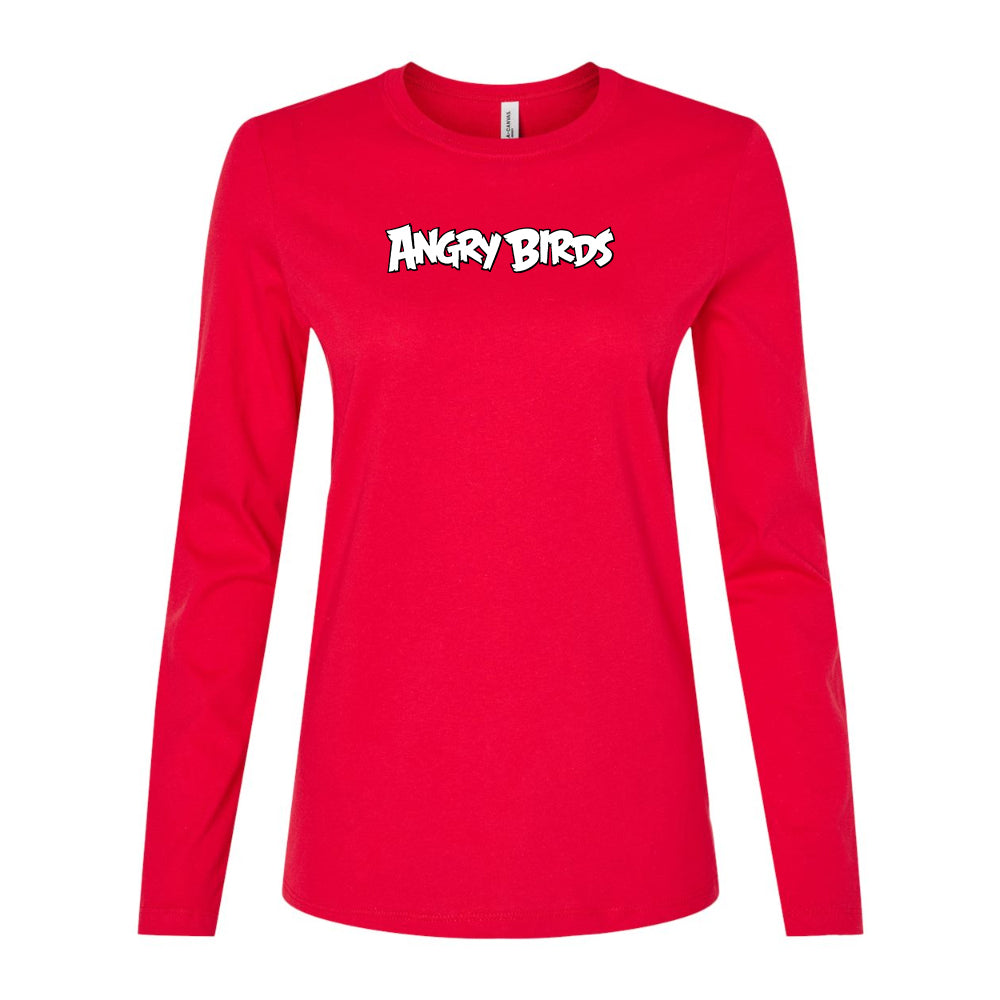 Women's Angry Birds Game Long Sleeve T-Shirt