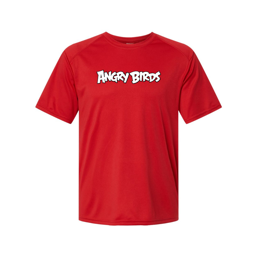 Youth Kids Angry Birds Game Performance T-Shirt