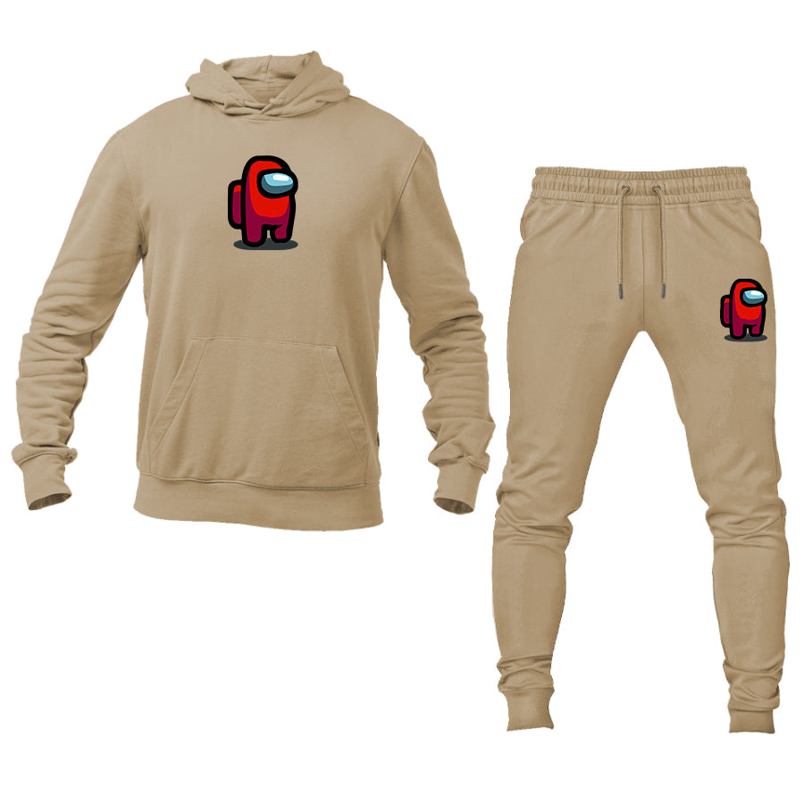 Men's Among US Game Logo Hoodie Joggers Set