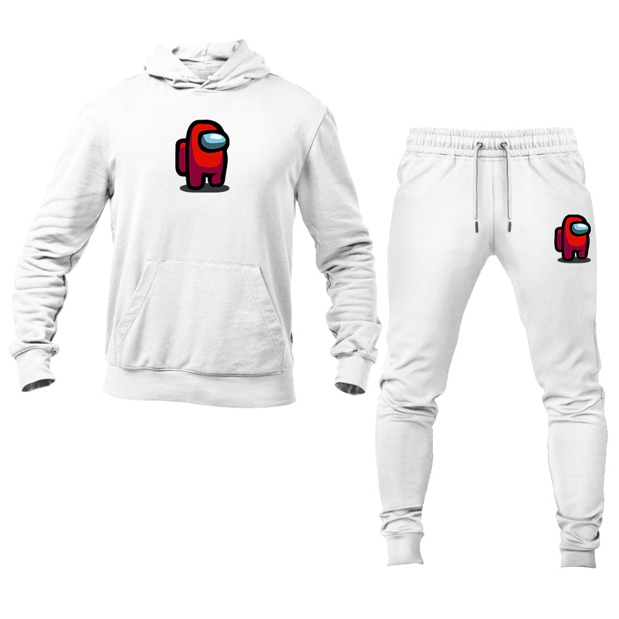 Men's Among US Game Logo Hoodie Joggers Set