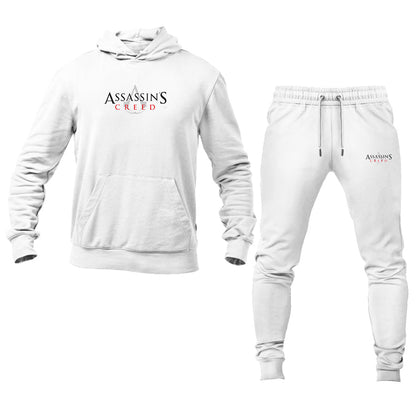 Men's Assassins Creed Game Logo Hoodie Joggers Set