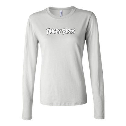 Women's Angry Birds Game Long Sleeve T-Shirt