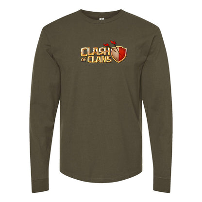 Men's Clash of Clans Game Long Sleeve T-Shirt