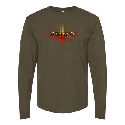 Men's Diablo 3 Game Long Sleeve T-Shirt