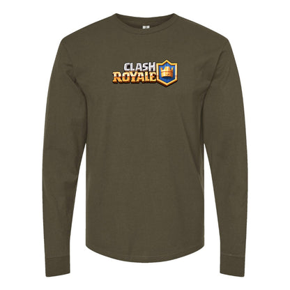 Men's Clash Royale Game Long Sleeve T-Shirt