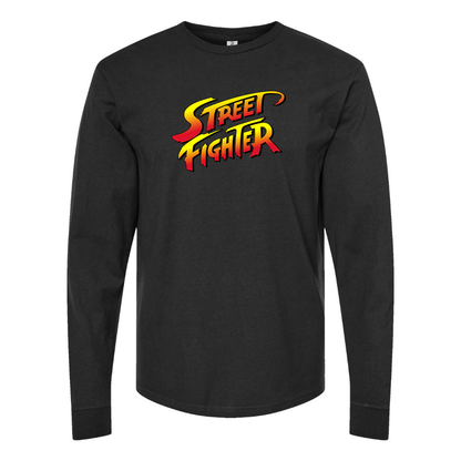 Men's Street Fighter Game Long Sleeve T-Shirt