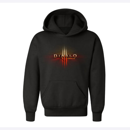 Youth Kids Diablo 3 Game Pullover Hoodie