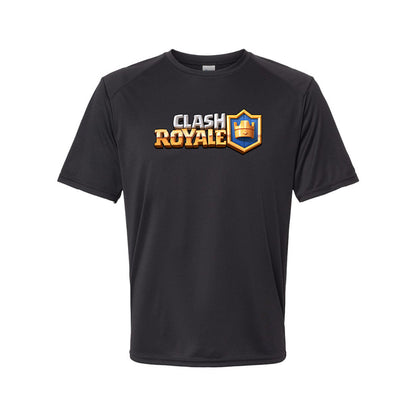 Youth Kids Clash Royale Game Performance T-Shirt