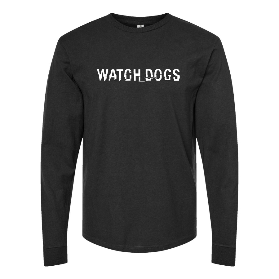 Men's Watch Dogs Video Game Long Sleeve T-Shirt