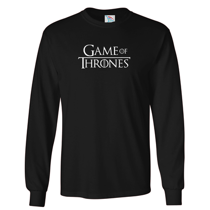 Youth Kids Game of Thrones TV Show Long Sleeve T-Shirt