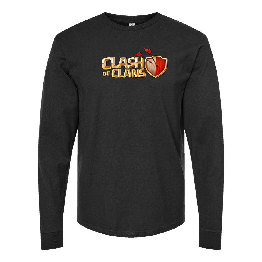 Youth Kids Clash of Clans Game Long Sleeve T-Shirt