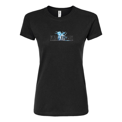 Women's Final Fantasy Game Round Neck T-Shirt