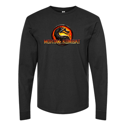 Youth Kids Mortal Kombat Game Long Sleeve T-Shirt