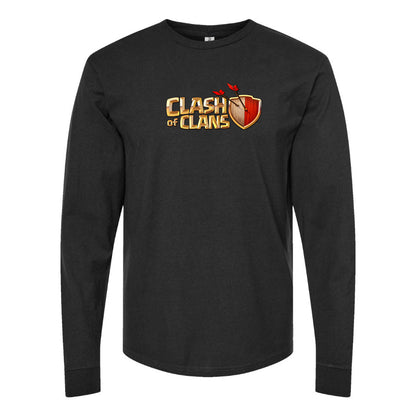 Men's Clash of Clans Game Long Sleeve T-Shirt