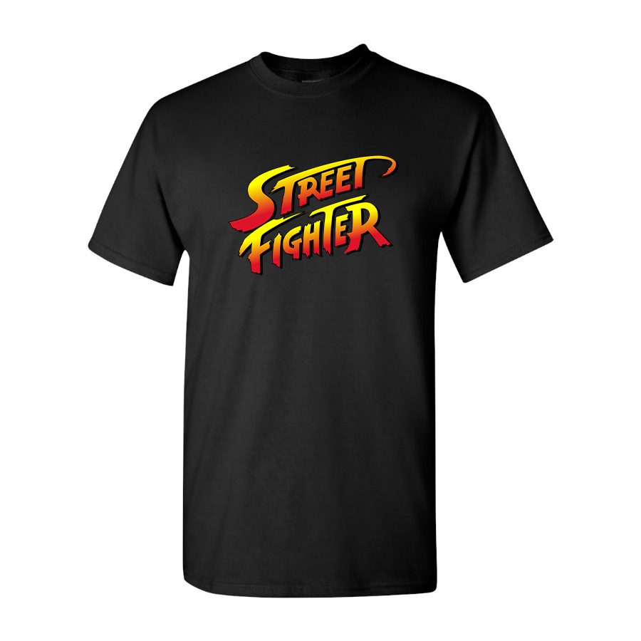 Men's Street Fighter Game Cotton T-Shirt