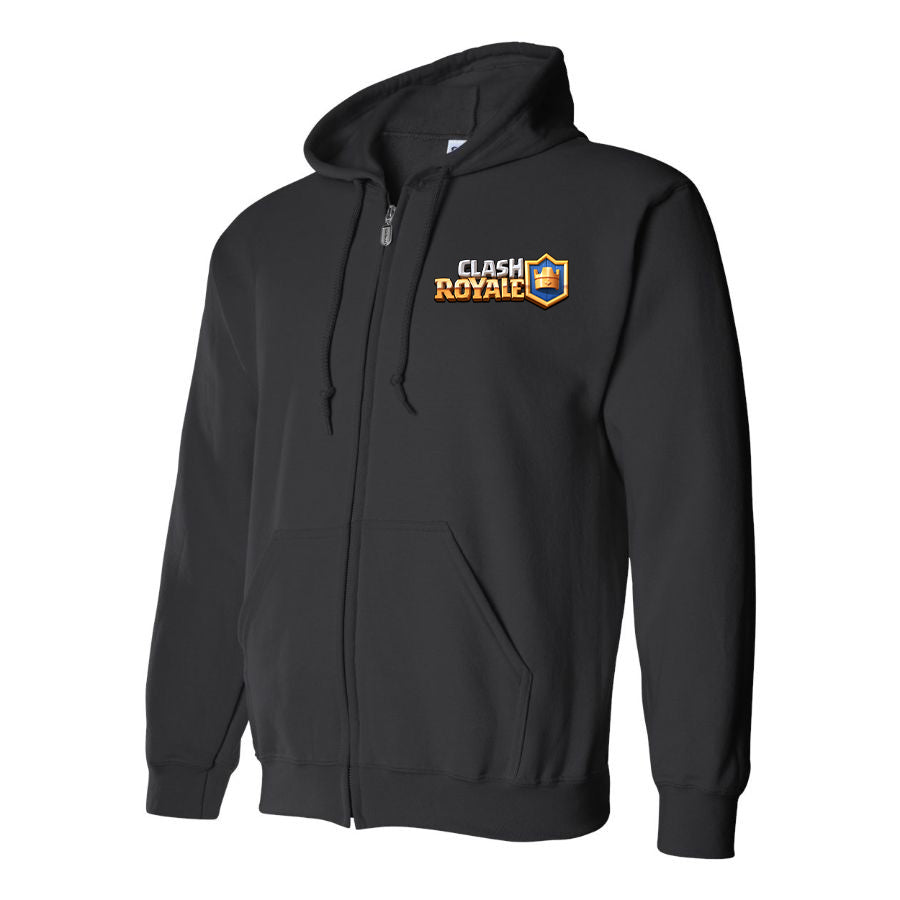 Men's Clash Royale Game Zipper Hoodie