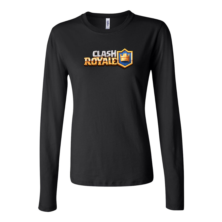 Women's Clash Royale Game Long Sleeve T-Shirt