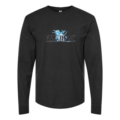 Youth Kids Final Fantasy Game Long Sleeve T-Shirt