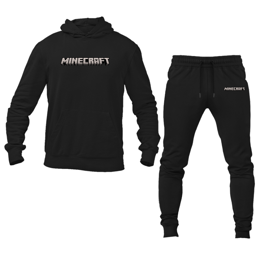 Men's Minecraft Game Hoodie Joggers Set