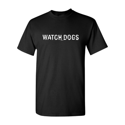 Men's Watch Dogs Video Game Cotton T-Shirt