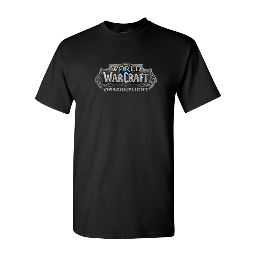 Men's World of Warcraft Dragon Flight Game Cotton T-Shirt