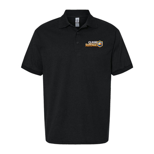 Men's Clash Royale Game Dry Blend Polo