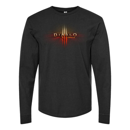 Youth Kids Diablo 3 Game Long Sleeve T-Shirt