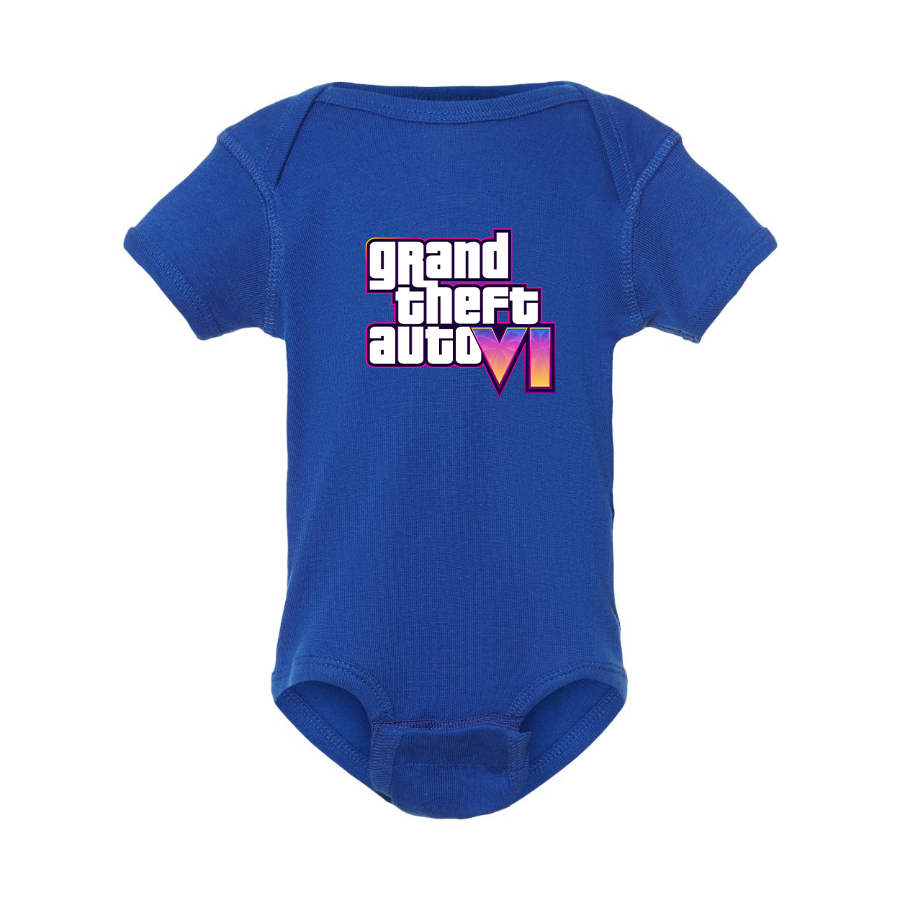 GTA 6 Grand Theft Auto VI Baby Romper Onesie Game