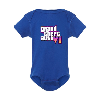 GTA 6 Grand Theft Auto VI Baby Romper Onesie Game