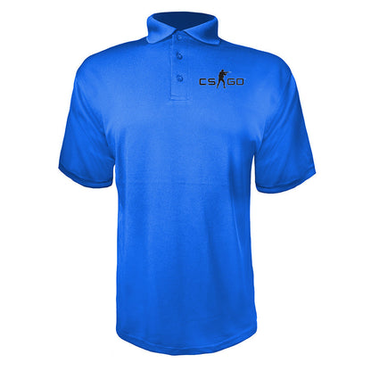 Men's Counter Strike GO Game Polyester Polo