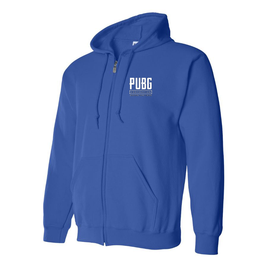 Men's PUBG Multiplayer Shooting Game Zipper Hoodie