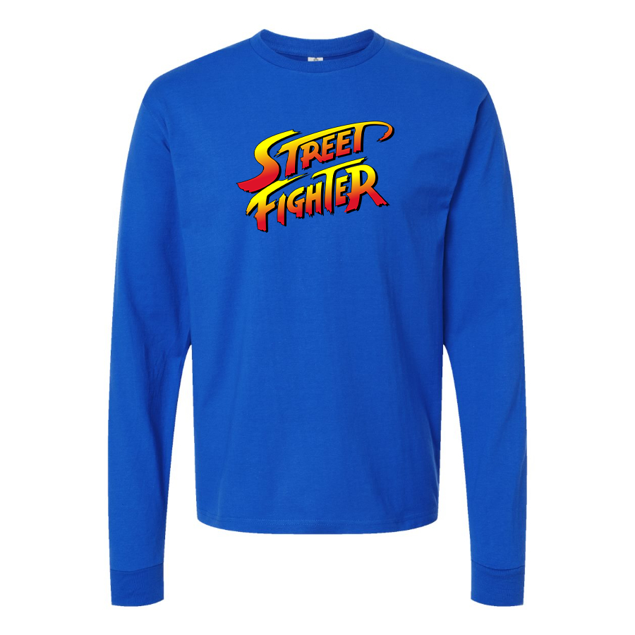 Men's Street Fighter Game Long Sleeve T-Shirt